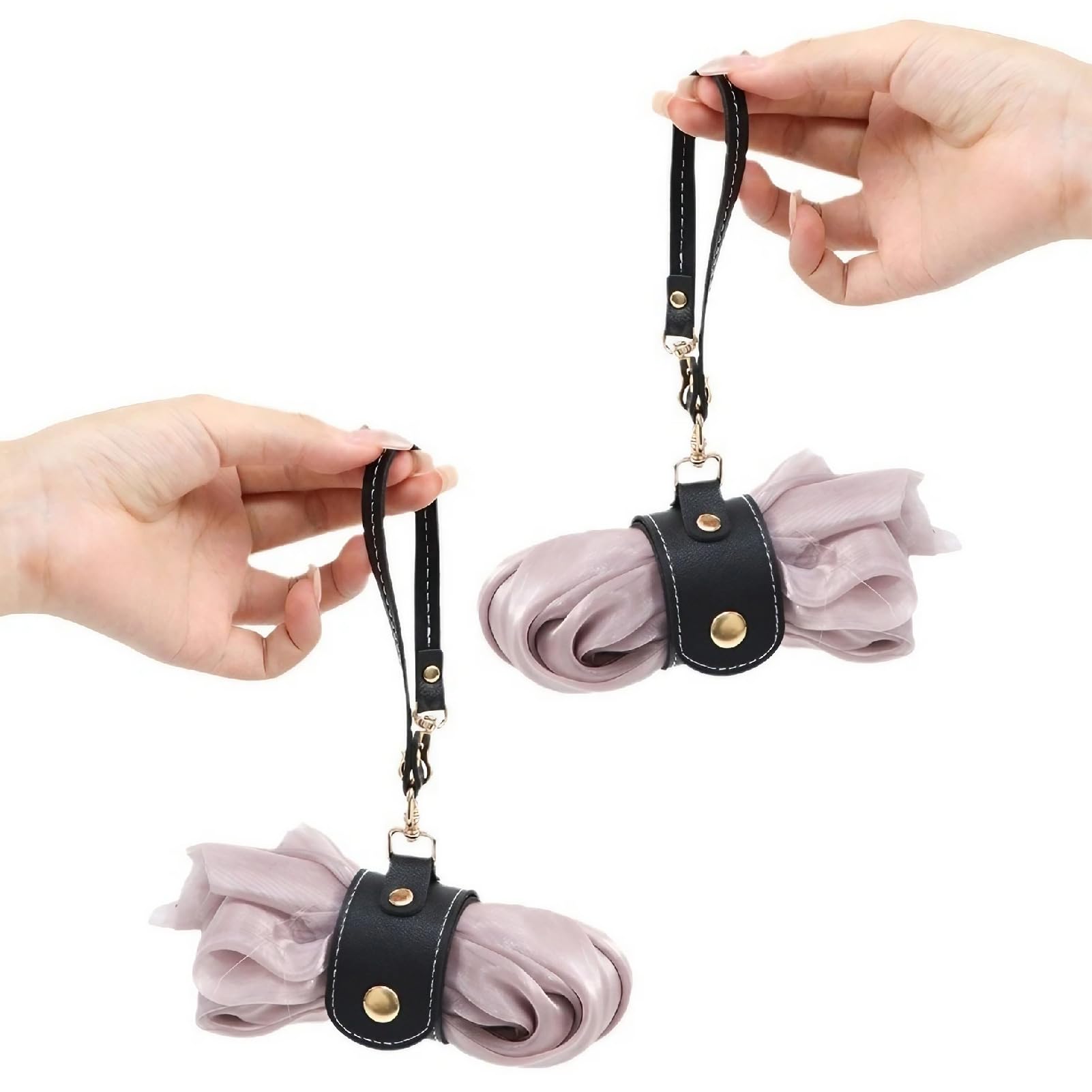 Amazon.co.jp: CAWKAY スカーフホルダー 2個セット マフラー スカーフ